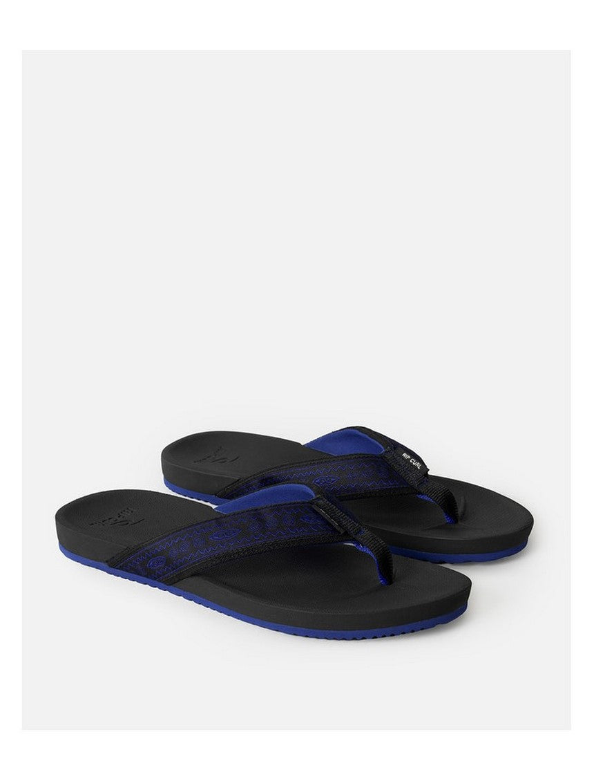 Japonki plażowe męskie RIP CURL Raw Energy Bloom Mid Open Toe czarne