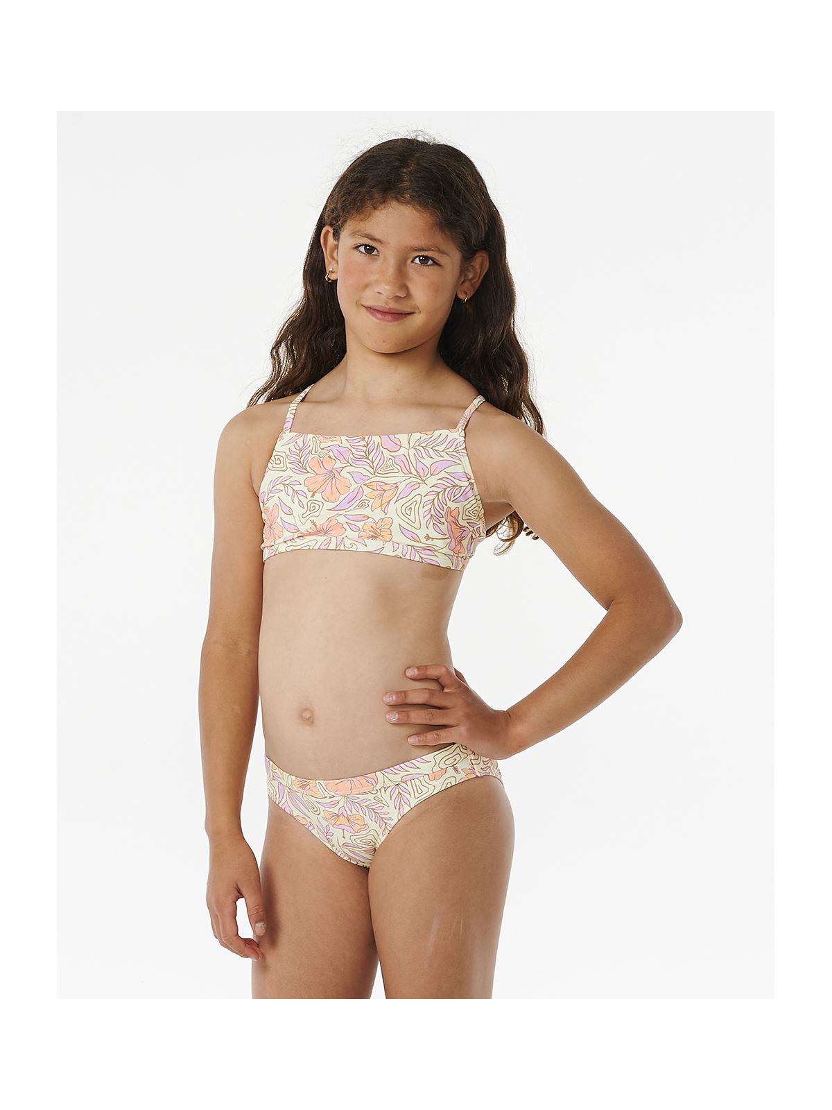 Lycra RIP CURL Tropics 3 Piece Set Girl żółty - Adventure Sports