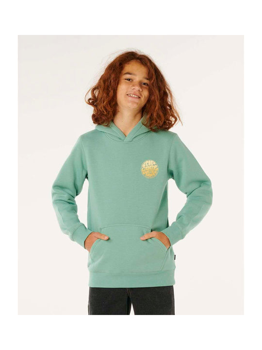 Bluza dziecięca RIP CURL Wetsuit Icon Hood-Kid zielona
