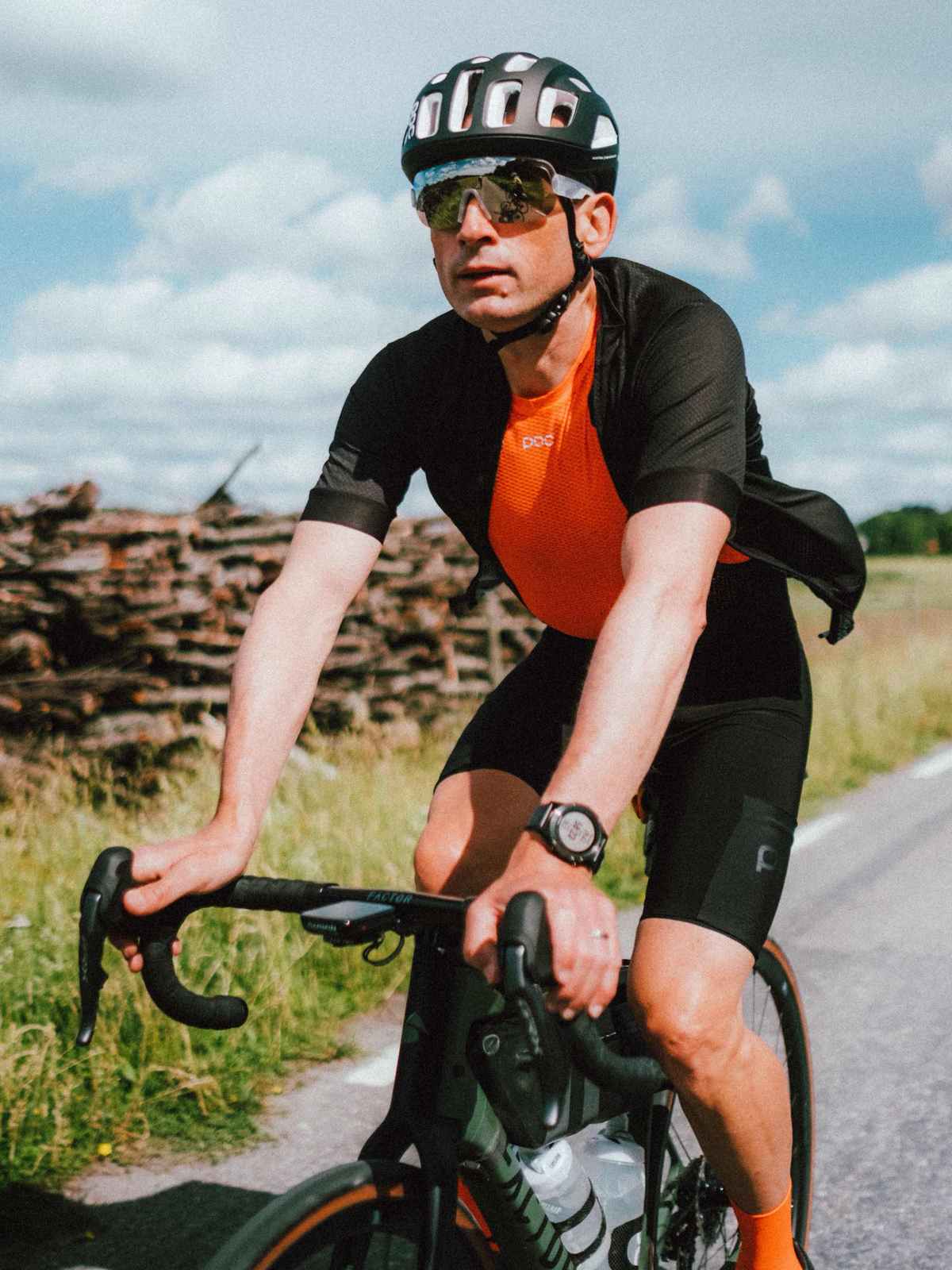 Okulary rowerowe POC Aim Clarity Road |Violet/Silver Mirror Cat 3 - ONE SIZE - Adventure Sports