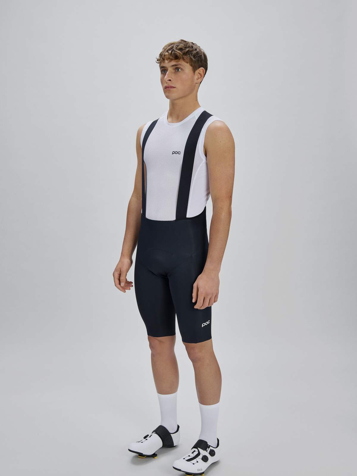 Spodenki rowerowe POC M's Raceday Bib Shorts czarne