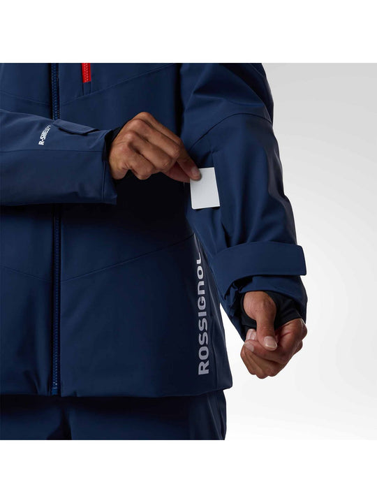 Kurtka narciarska męska ROSSIGNOL M 4Ws Blackside Insulated Jack niebieska
