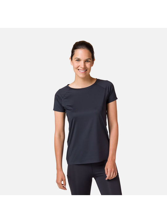 T-Shirt Rossignol W Tech Light Tee czarny - Koszulka - Adventure Sports
