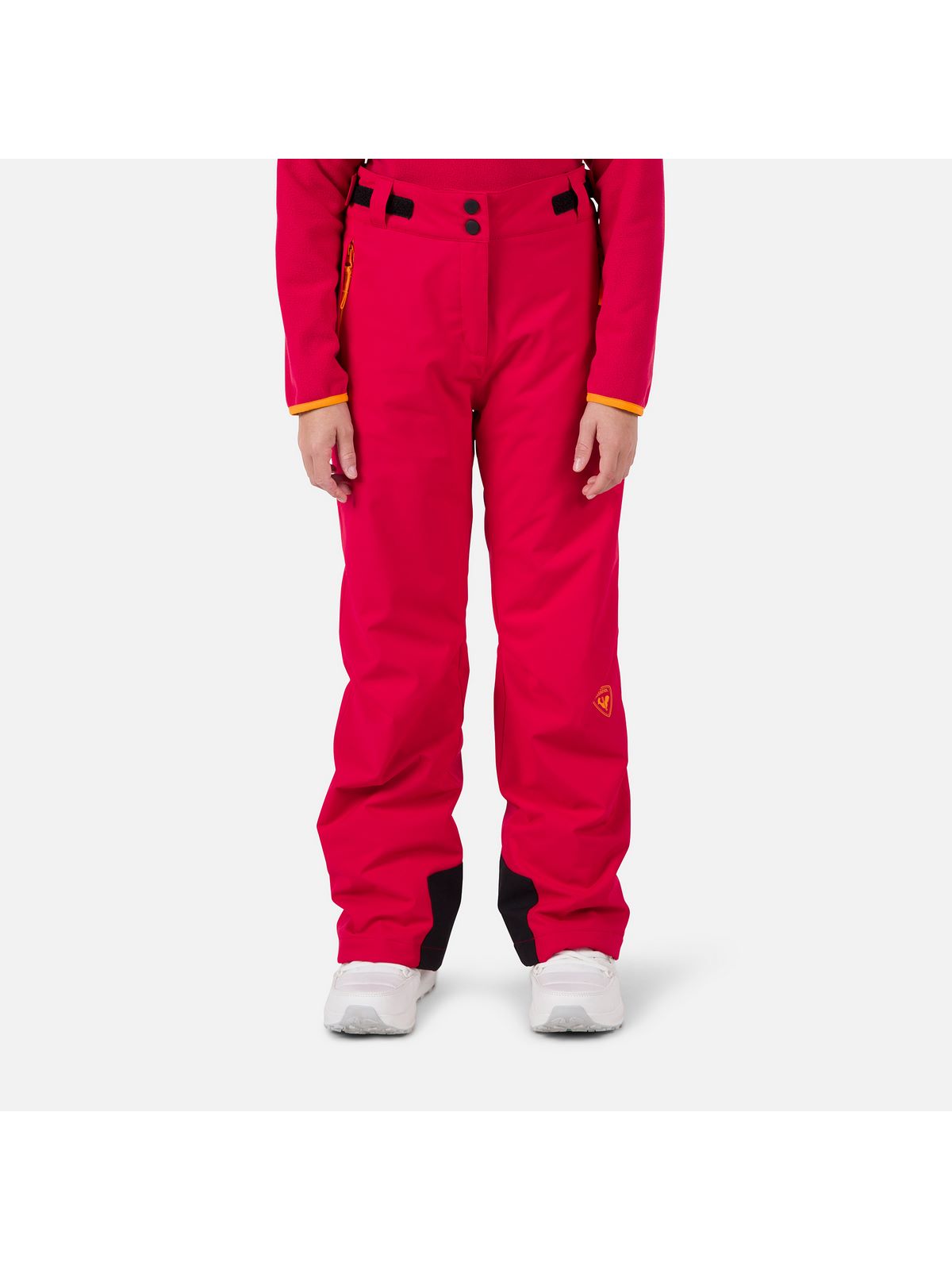 Spodnie narciarskie dziewczęce Rossignol Girl Ski Pant czerwony - Adventure Sports