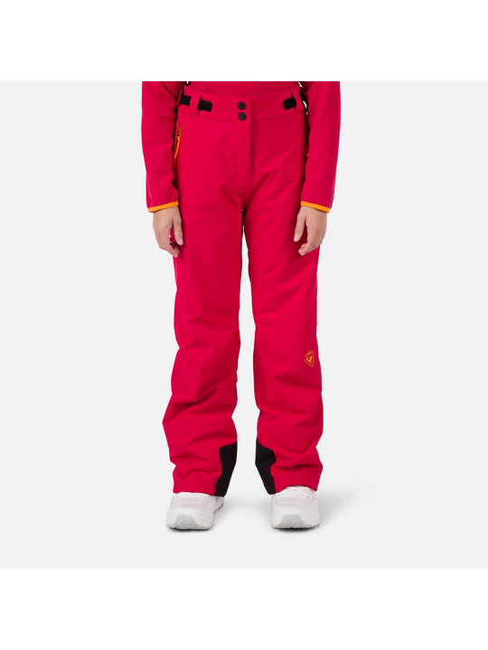 Spodnie narciarskie dziewczęce Rossignol Girl Ski Pant czerwony - Adventure Sports
