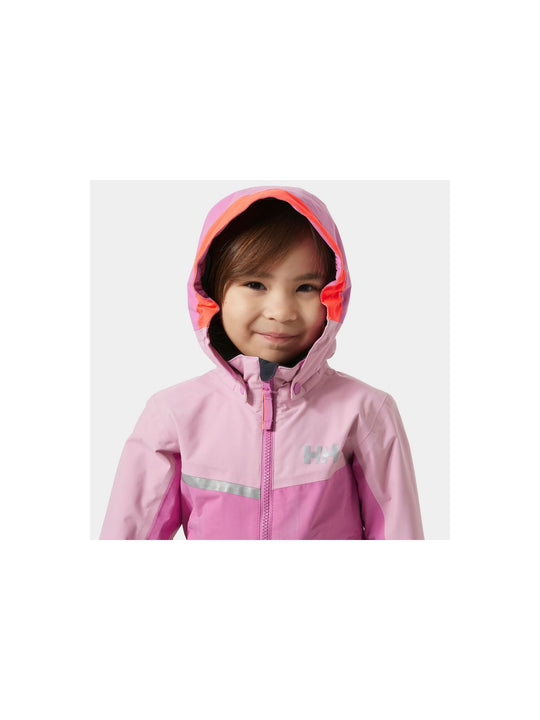 Kurtka dziecięca Wodoodporna HELLY HANSEN K Shelter Ht Jacket różowa
