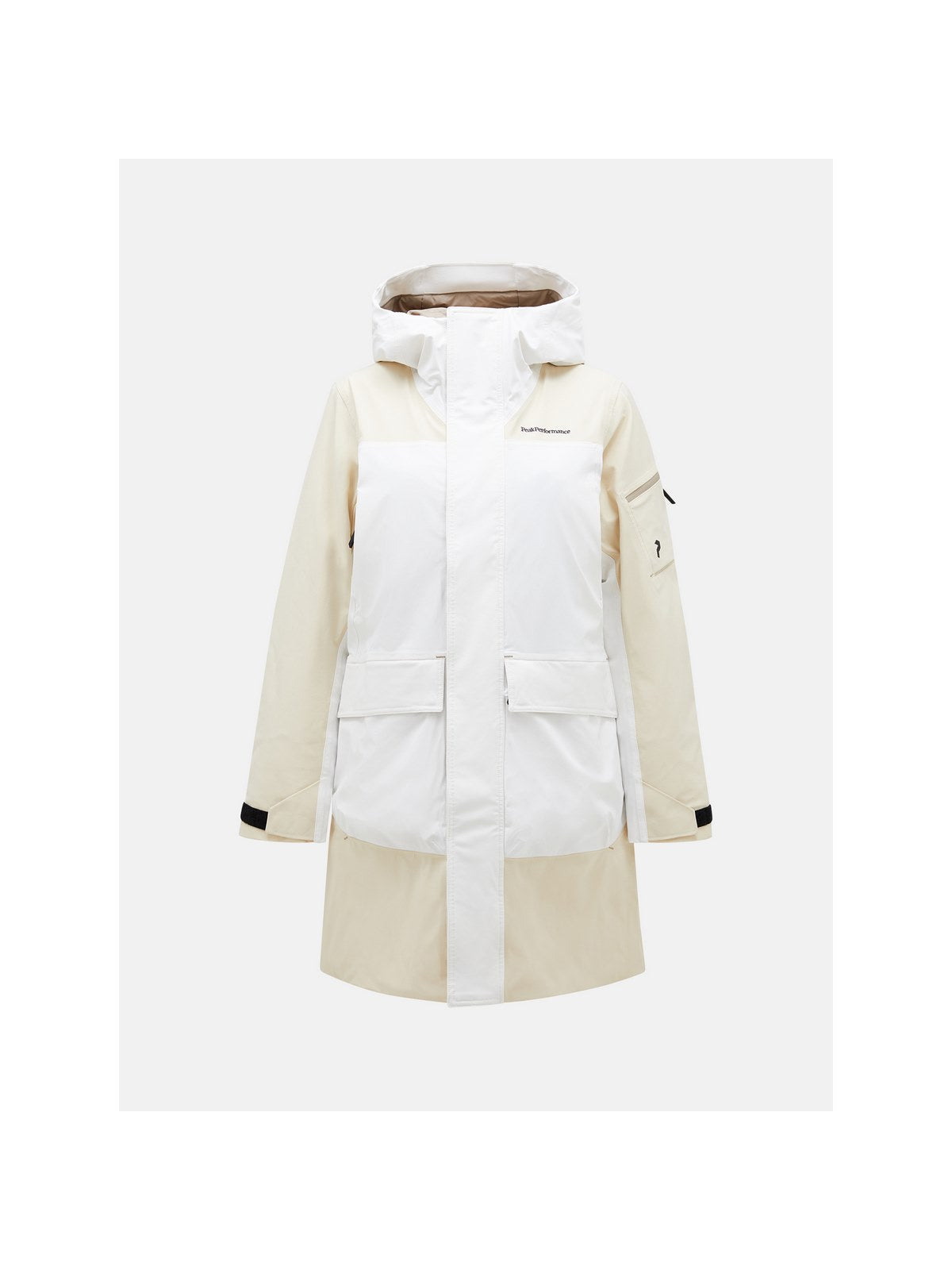 Kurtka narciarska Peak Performance W 2L Stretch Parka bezowy - Adventure Sports