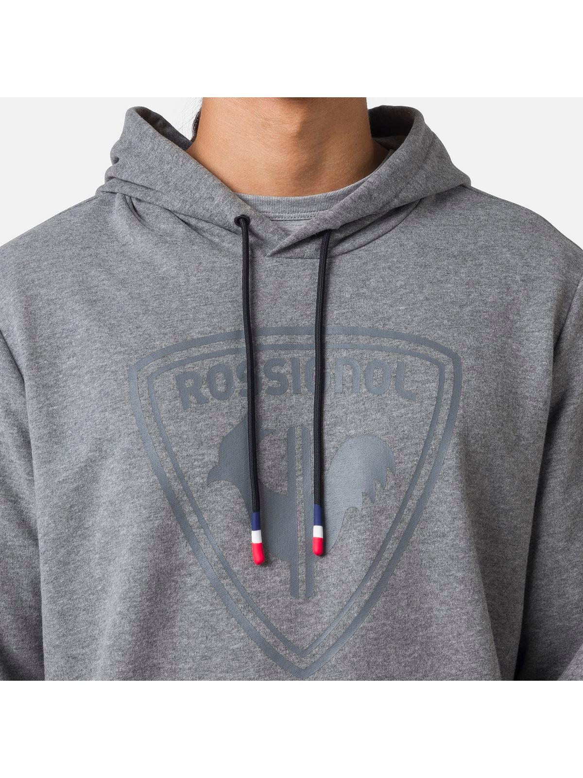 Bluza Rossignol LOGO SWEAT HOOD FL szary - Adventure Sports