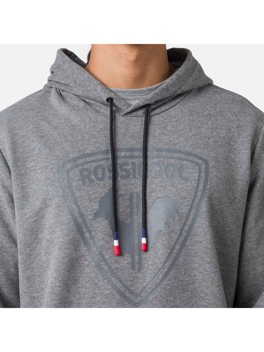 Bluza Rossignol LOGO SWEAT HOOD FL szary - Adventure Sports
