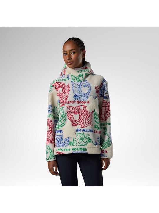 Bluza damska ROSSIGNOL W Jcc Fleece Anorak multikolor
