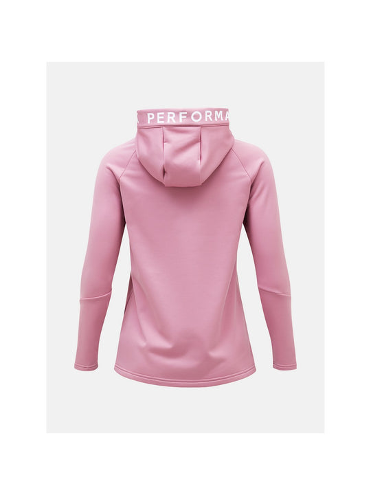 Bluza Peak Performance W Rider Zip Hood brązowy - Adventure Sports
