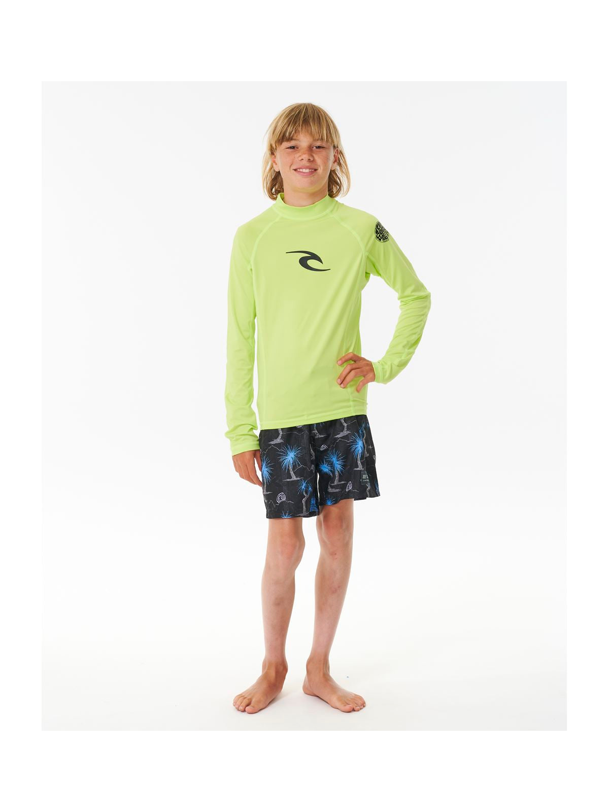 Lycra RIP CURL Brand Wave Upf L/S Boy żółty - Adventure Sports