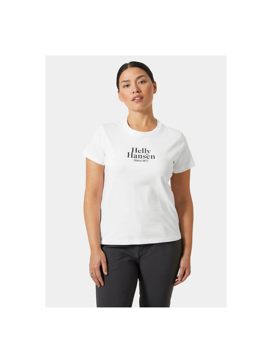 Koszulka HELLY HANSEN W Core Graphic T-Shirt biały - Adventure Sports
