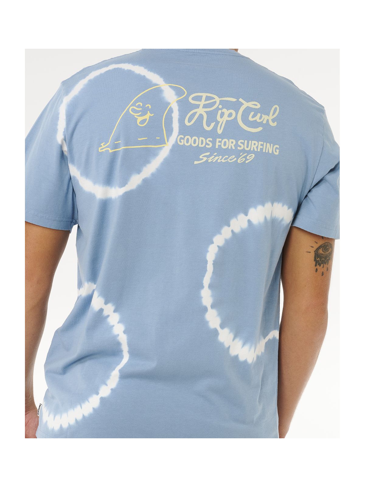 Koszulka męska RIP CURL Pacific Rinse Fin Tee niebieska