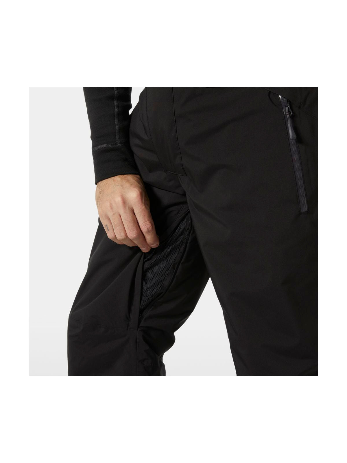 Spodnie narciarskie męskie HELLY HANSEN LEGENDARY INSULATED BIB PANT czarne