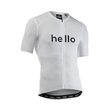 Koszulka rowerowa NORTHWAVE Blade Hello Goodbye Jersey S/s biała
