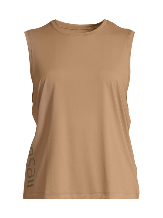 Koszulka treningowa damska CASALL Graphic Tank kolor brązowy
