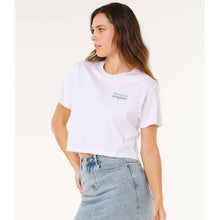 Koszulka damska RIP CURL Hayley O Crop Tee biała
