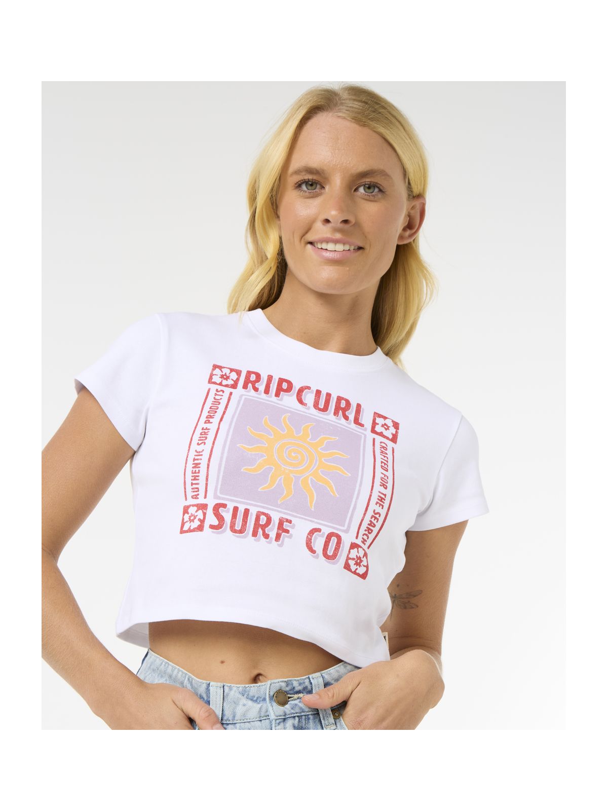 Koszulka RIP CURL Cala Baby Tee biały