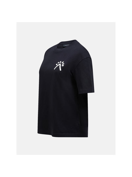 Koszulka Peak Performance W Graphic Tee czarny - Adventure Sports
