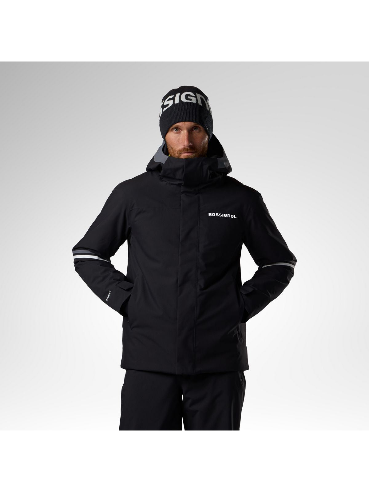 Kurtka narciarska męska ROSSIGNOL M Strawpile Insulated Ski Jkt czarna