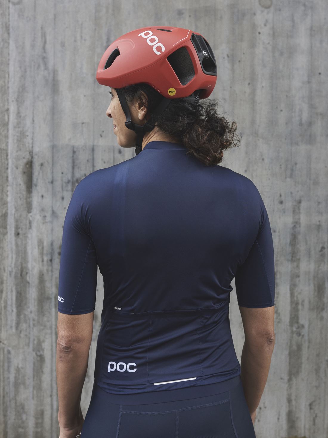 Koszulka damska rowerowa POC W’s PRISTINE Jersey - granatowa - Adventure Sports