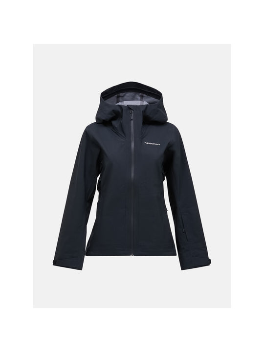 Kurtka narciarska damska PEAK PERFORMANCE Anima HIPE 3L Shell Jacket czarna
