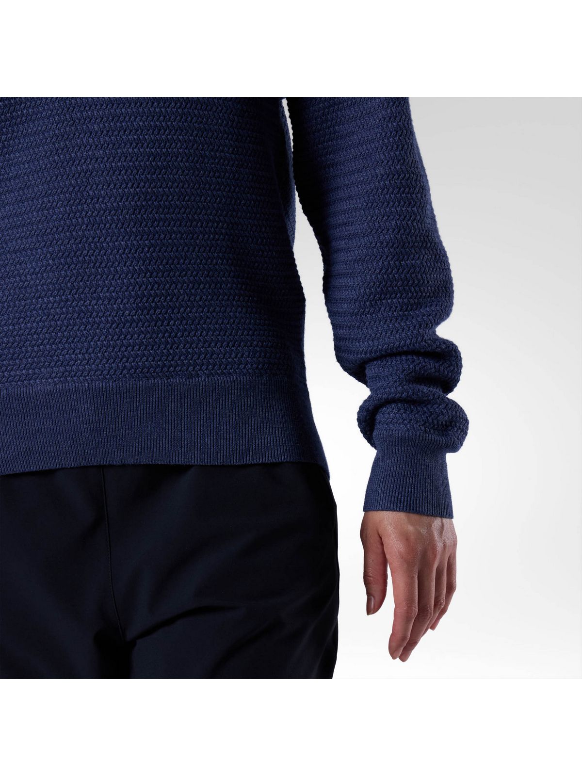 Sweter damski ROSSIGNOL W Knitted V Neck granatowy