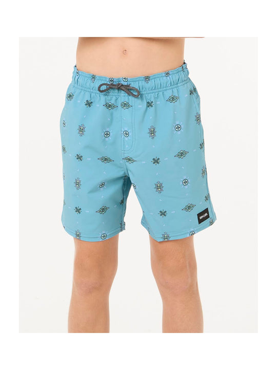 Szorty kąpielowe chłopięce RIP CURL Fun Times Volley-Boy niebieskie

