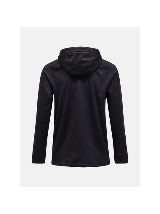 Bluza Peak Performance Flo M Chill Light Zip Hoo czarny - Adventure Sports
