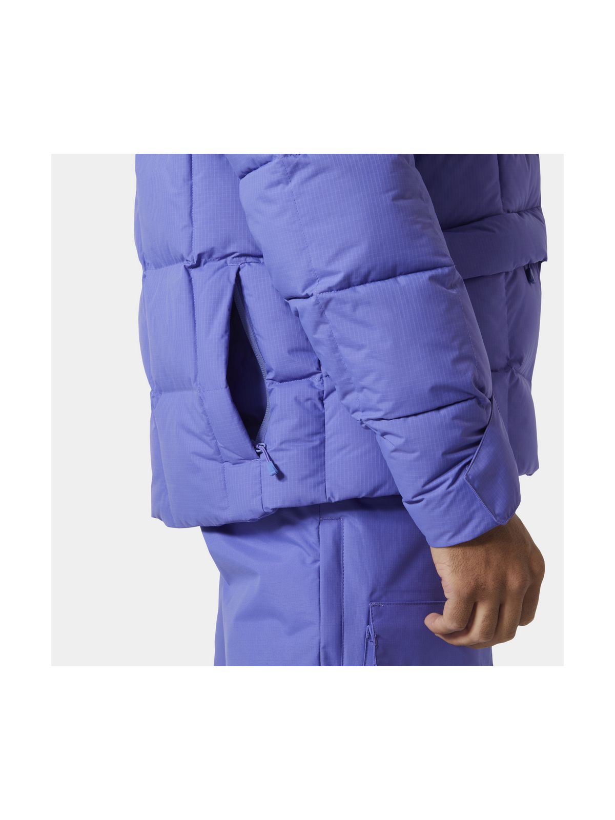 Kurtka narciarska męska HELLY HANSEN EMIKO RIDABLE PUFFY JACKET fioletowa