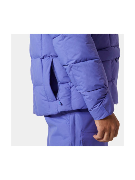 Kurtka narciarska męska HELLY HANSEN EMIKO RIDABLE PUFFY JACKET fioletowa
