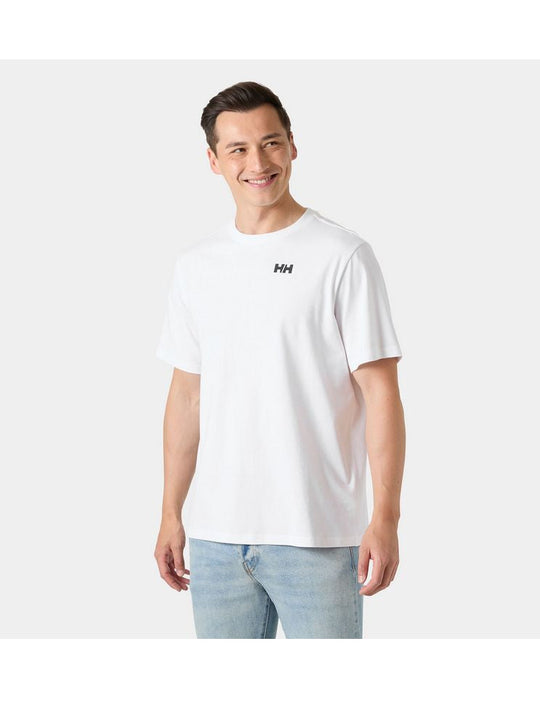 Koszulka męska HELLY HANSEN Core Graphic T 2.0 biała
