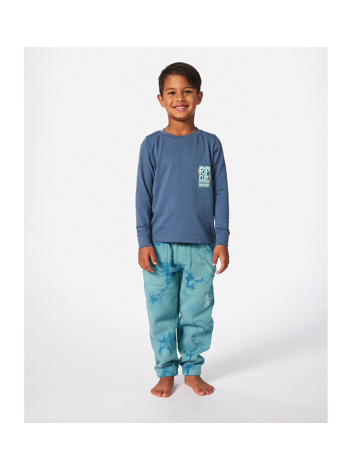 Koszulka RIP CURL Grom Energy Ls Tee - Boy granatowy - Adventure Sports
