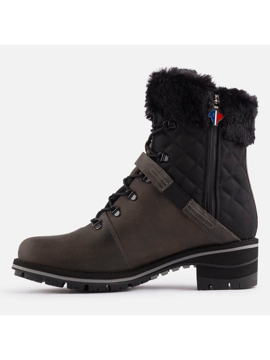 Damskie trzewiki zimowe Rossignol 1907 Megeve Grey Wax szary - Buty sportowe - Adventure Sports
