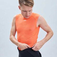 Koszulka rowerowa POC Essential Layer Vest - pomarańczowy
