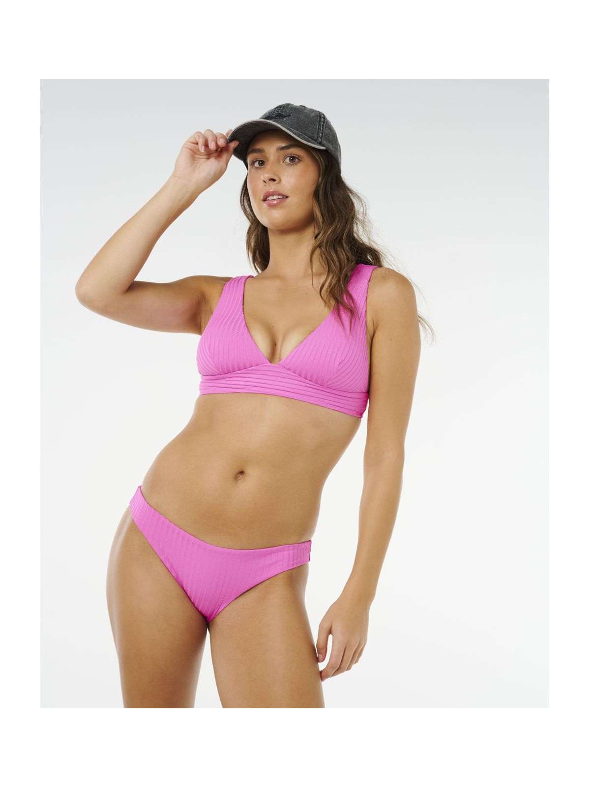 Stanik damski RIP CURL Premium Surf D-Dd Deep V różowy