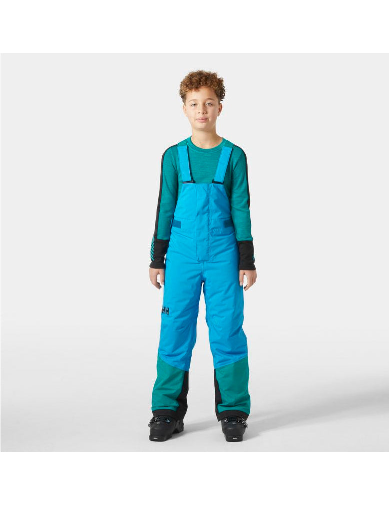 Spodnie narciarskie dziecięce HELLY HANSEN Jr Summit 2.0 Bib Pant kolor niebieski
