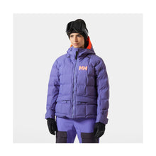 Kurtka narciarska damska HELLY HANSEN W EMIKO RIDABLE PUFFY JACKET fioletowa
