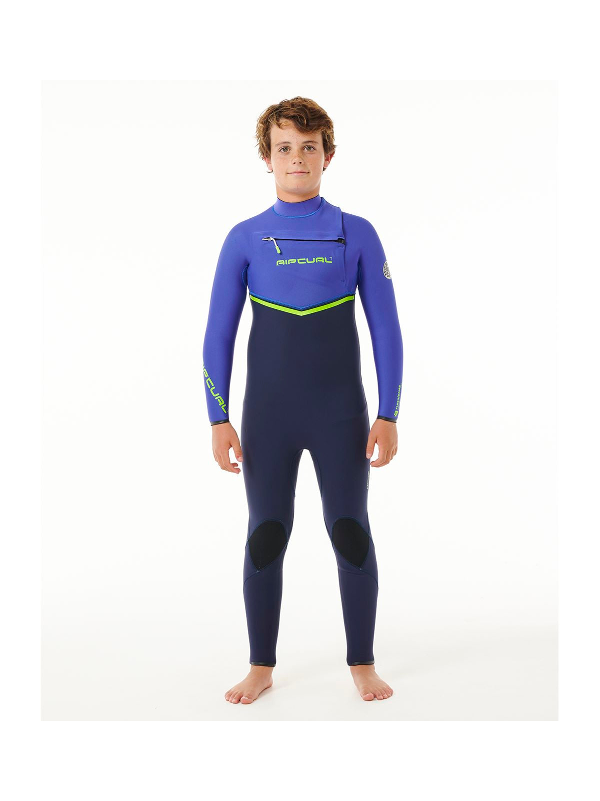 Pianka dziecięca surfingowa RIP CURL Kids Flashbomb 4/3 C/Zip niebieska - Adventure Sports