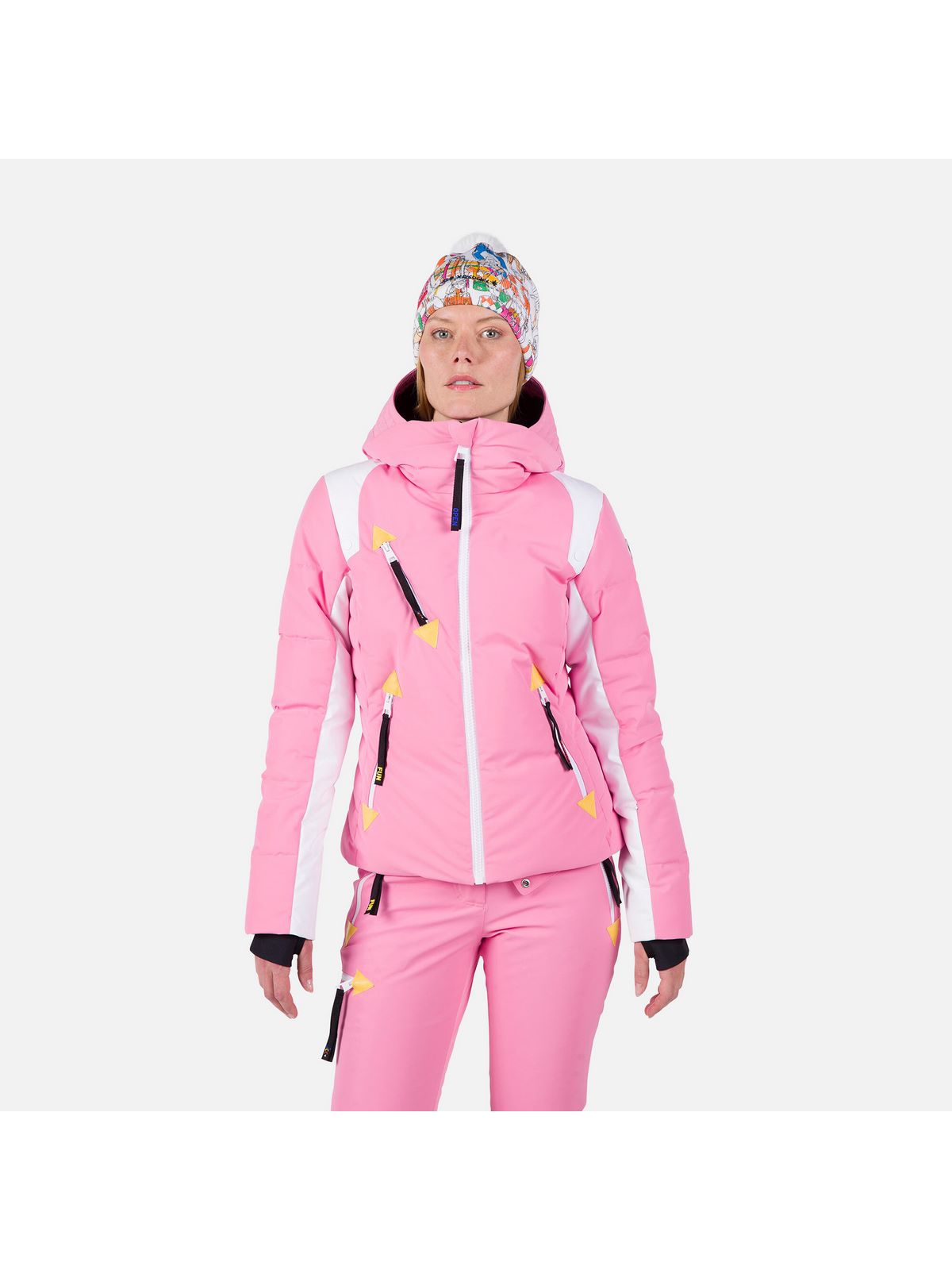 Kurtka puchowa na narty Rossignol W Pilot Down Jkt różowy - narciarska - Adventure Sports
