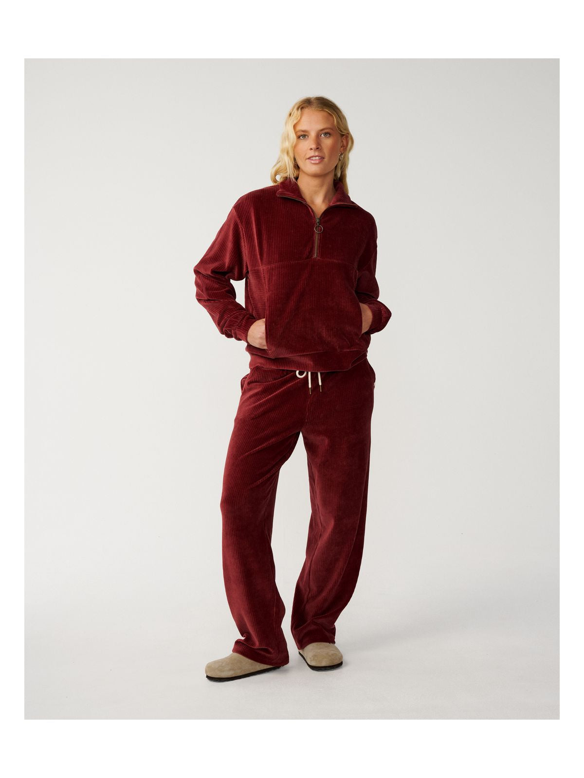 Polar damski RIP CURL Cosy 3/4 Zip fioletowy