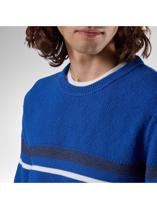 Sweter męski ROSSIGNOL M Knitted Cn Sweater niebieski
