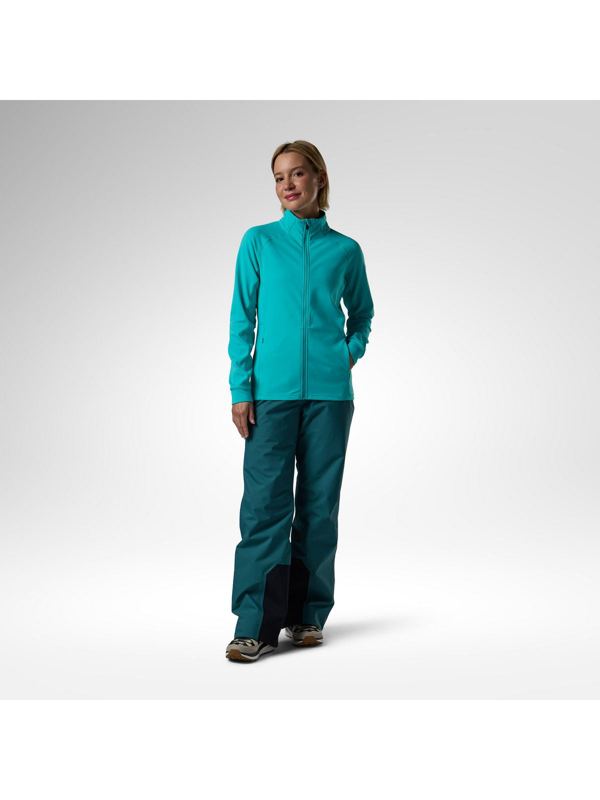 Bluza damska ROSSIGNOL W Mid Layer Stretch Jkt niebieska