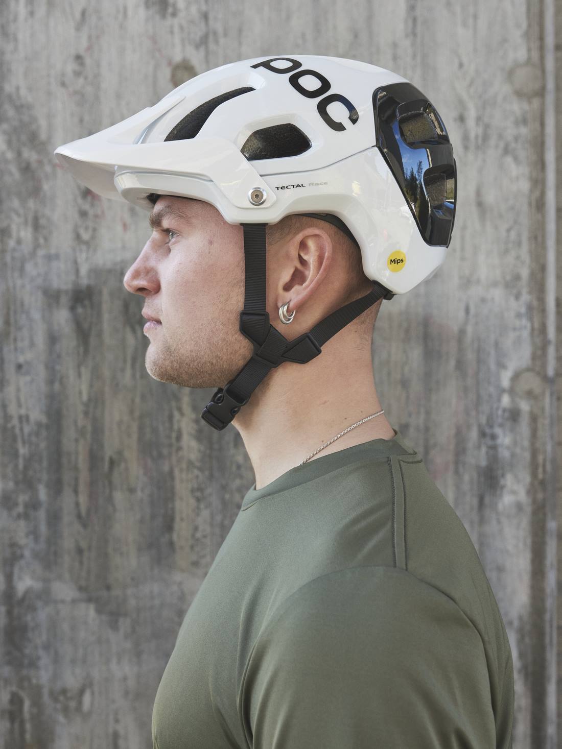 Kask rowerowy POC TECTAL RACE MIPS - biało czarny - Adventure Sports