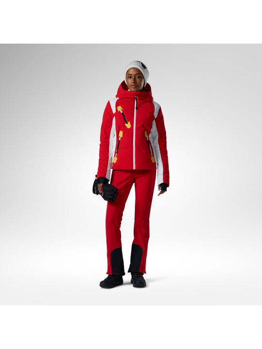 Kurtka narciarska damska ROSSIGNOL W Jcc Valdiz Down Ski Jacket czerwona
