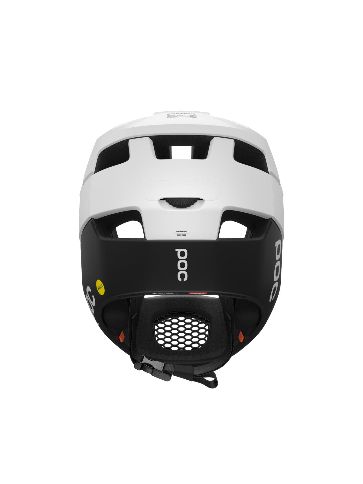 Kask rowerowy POC Otocon Race Mips biało czarny