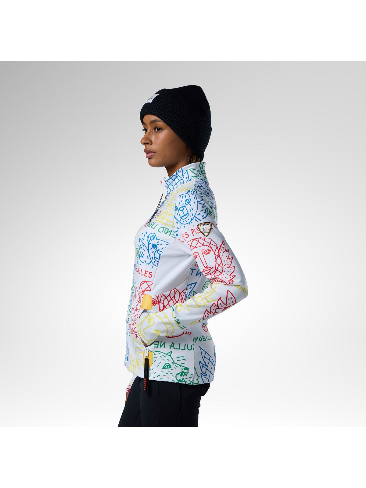 Bluza damska ROSSIGNOL W Jcc Fleece Jacket multikolor