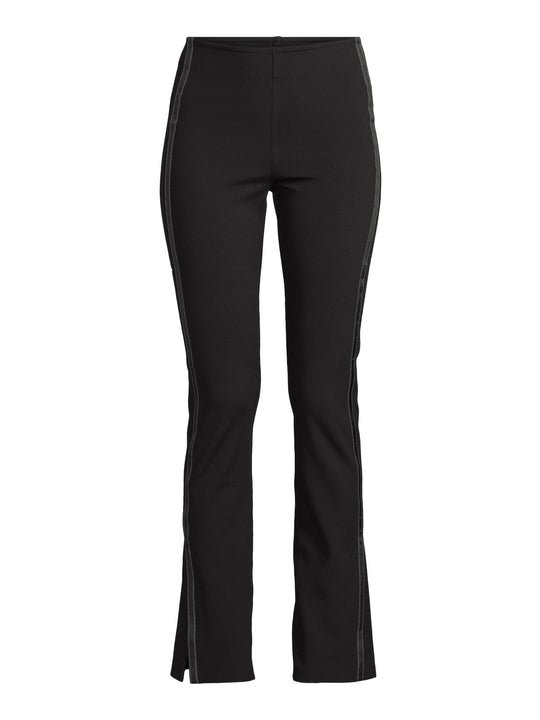 Spodnie damskie CASALL Scuba Slit Pant kolor czarny
