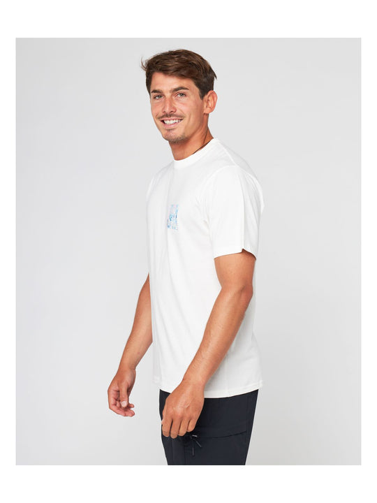 Koszulka RIP CURL Ripcurl X Ba Bapt Photoprintee biały - Adventure Sports
